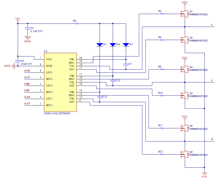SNR2134G应用电路