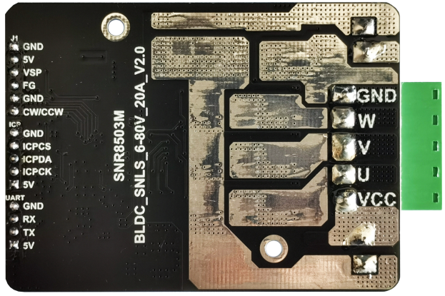 SNR8503M模块背面