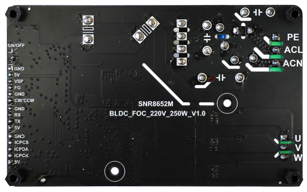 SNR8652M模块背面